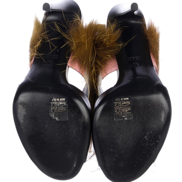 Fendi Bugs Fur Monster Sandals - Picture 10 of 14